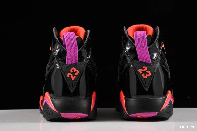 Rep Jordan Black 7 Air 313358-006 Patent Retro 0807